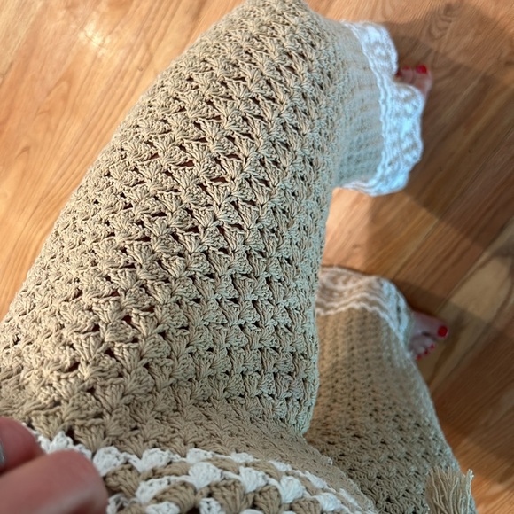 Free People by Flook NWT crochet 100% cotton pants - Picture 9 of 12